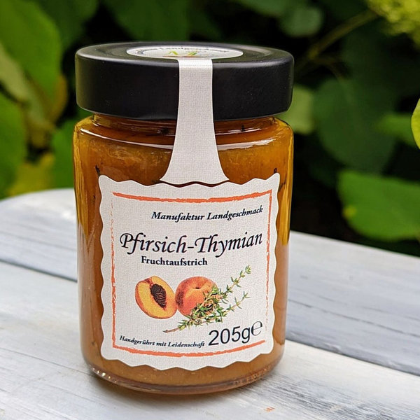 Pfirsich mit Thymian Fruchtaufstrich 205g